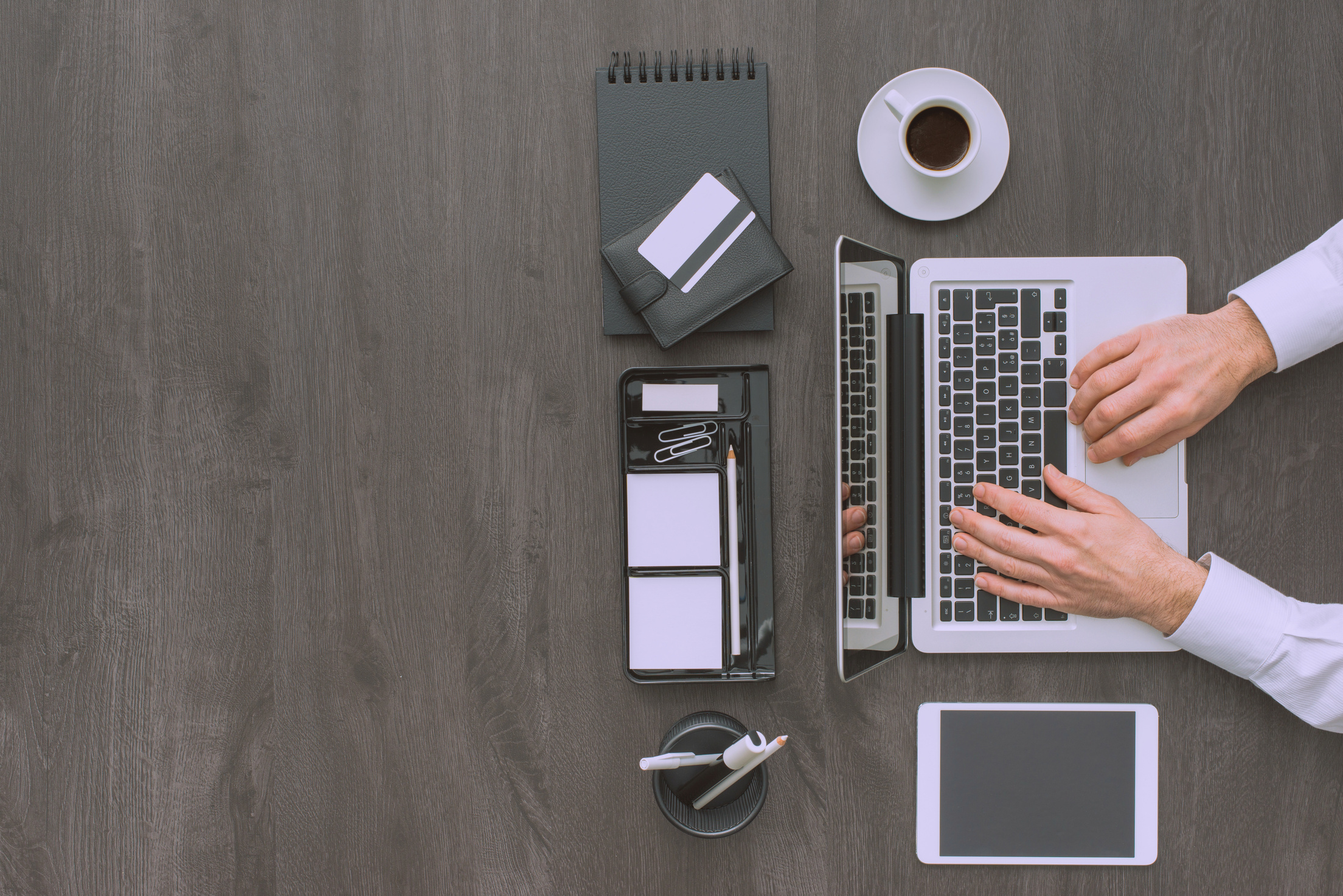 Professional consulting workspace
